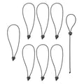 SmartStraps Adjustable Toggle Ball Bungee Cord, Adjust Tension And Length From 2-12” – Great To Keep In Your Car, Boat And Workshop (pack of 8) - size: (pack of 8)