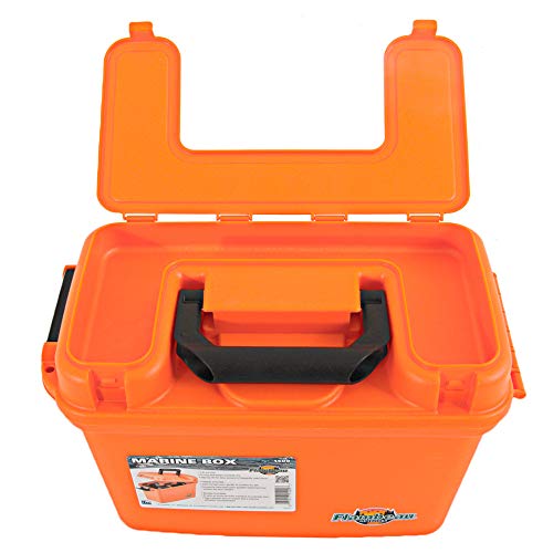 Flambeau Outdoors 1409 Marine Dry Box, 14", Orange - size: 14”