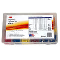 3M Highland Terminal Kit, HTK-1, 1 Kit of 180 Pieces, Includes Ring, Fork, Butt Splice and Disconnects, Refillable, Compact, Portable, Durable - style: Standard terminal kit