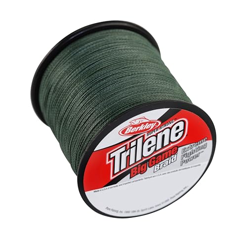 Berkley Trilene Big Game Braid Fishing Line - color: Lo-Vis Green, size: 30lb - 328yd