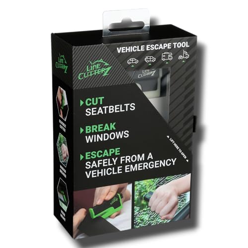 Line Cutterz "VET" Vehicle Escape Tool (Glow-in-the-Dark) - color: Glow-in-the-dark