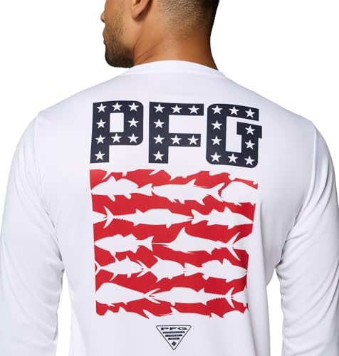 Columbia Terminal Tackle PFG Dare Devil Long Sleeve - color: White, size: X-Small