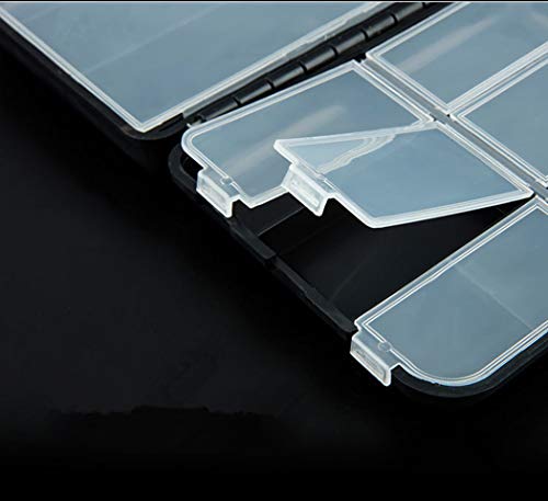 Toasis Plastic Tackle Box Case Fishing Lure Storage Container Organizer