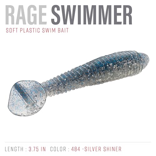 Lew's Rage Swimmer - color: 484 -Silver Shiner, size: 3.75"