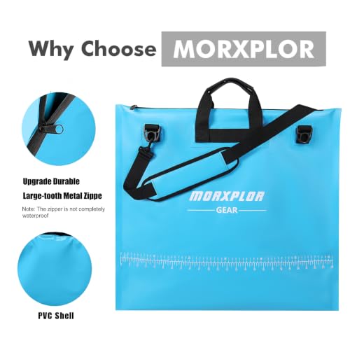 MORXPLOR Fish Bag Heavy Duty Tournament Fishing Weigh in Bag 26x23 19x34 inches - color: 23inch Lake Blue