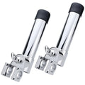 YANYUCB Boat Fishing Rod Holder,Stainless Steel Adjustable Fishing Pole Holders,360° Rotating Deck/Rail Mount Fishing Rod Pole Holder,Rod Holders for Fishing Boats,Yachts,Kayaks(2 Pack) - color: Rail Mount