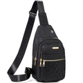 Banelu Small Sling Bag Crossbody Sling Backpack for Women, Small Crossbody Purses Cross Body Bags - Black - color: R Black