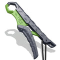 SNAIL TRAIL 7.5''/9'' Floating Fish Gripper, Fishing Grabber, Catfish Mouth Pliers, Caught Bass Holder, Digital Scale Hook Clamp, Saltwater Lip Grip Tool with Lanyard, Gifts for Men, Gray-Green - color: Gray-green, size: 9"