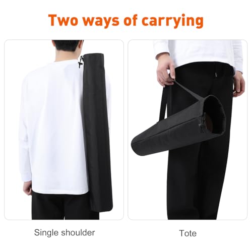 Toddmomy Package Tent Pole Fishing Rod Bag Organizer Bags for Travel Heavy Fishing Rod Storage Bag Organizer Canopy Pole Carrier Hiking Gear Essentials Tarp Poles Pouch Fishing Rod Pouch