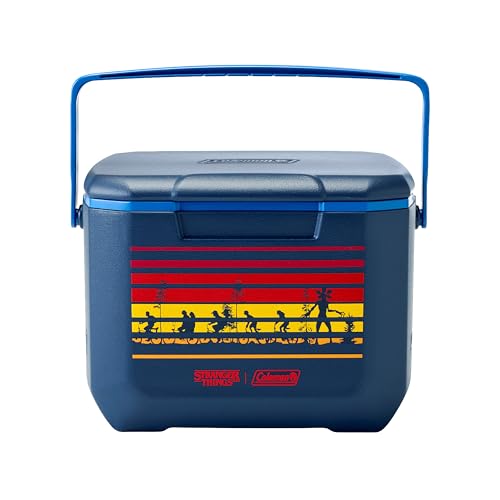 Coleman Stranger Things Outdoor Gear Collection, Limited Edition Stranger Things & Coleman Upside Down Camping Assortment, Cooler/Chair/Tent/Sleeping Bag - style: 16qt Cooler