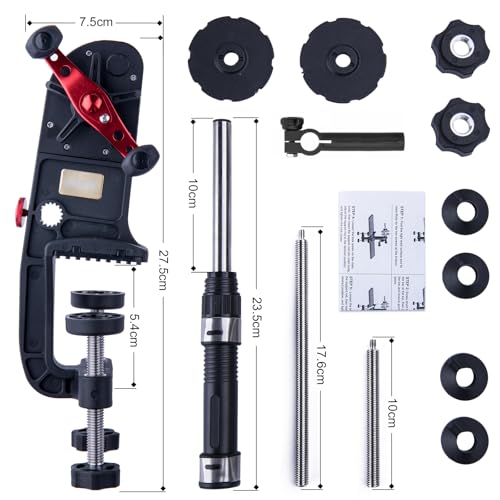 Goture Fishing Line Spooler for Fishing Reel, Fits Spools up to 5.9 in Fishing Spooler, Available in Two Lengths Fishing Reel Line Spooler, Adjustable Friction Machine Spooling Station System - color: Fishing Line Spooler A