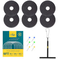SF Pre-Tied Loop Fly Fishing Tapered Leader Nylon Clear Trout Freshwater Saltwater Bonefish Permit Bass Salmon Steelhead 7.5FT 9FT 10FT 12FT 15FT 0X 1X 2X 3X 4X 5X 6X 7X
