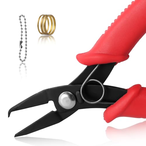 Split Ring Pliers - Jump Ring Opener & Splitter for Jewelry Making & Repair