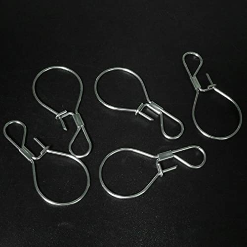 5PCS Fishing Lock Snap Freshwater Saltwater Fishing Stringer Clip Stainless Steel Live Fish Lock Buckle Big Game Snaps