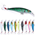 Jerkbait Fishing Lures, Top Water Bass Fishing Lures - 10pcs with Box