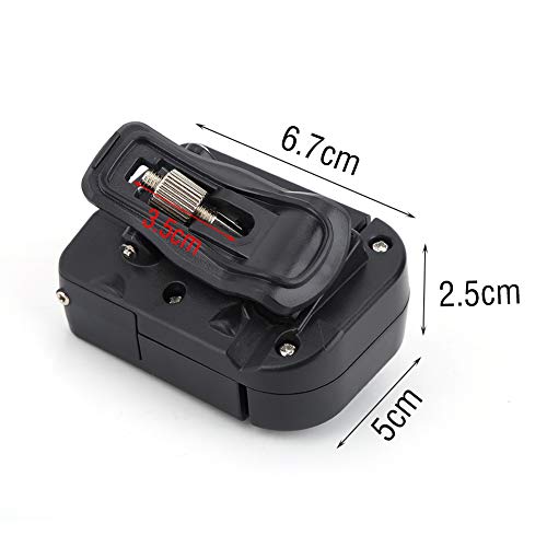 DAUERHAFT Digital Fishing Counter Clip on Rod Fishing Line Fishing Line Meter Counter Material ABS, for Fish Strikes