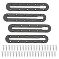 Kayak Track Kayak Low Profile Track,Kayak Rail,Kayak Accessories Mount Track,Kayak Gear Track for Fishing Rod Holder,Kayak Rail Track for Paddle Holders Fish Finder,Cup Holder,Anchor Cleats - size: 9inch4pcs