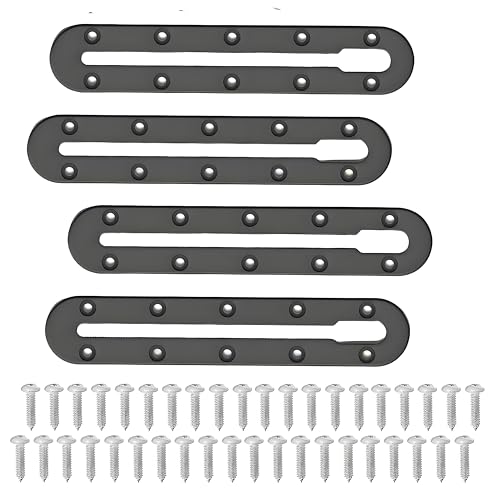 Kayak Track Kayak Low Profile Track,Kayak Rail,Kayak Accessories Mount Track,Kayak Gear Track for Fishing Rod Holder,Kayak Rail Track for Paddle Holders Fish Finder,Cup Holder,Anchor Cleats - size: 9inch4pcs