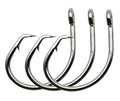 Fishing Hooks Saltwater Fishing Tuna Circle Hooks 2X Extra Strong Stainless Steel Big Game Fishing Hooks for Tuna Swordfish Shark - size: 6/0-25pcs