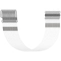 Fishing Leaders Fishing Fluorocarbon Wire Leader Line with Crane Swivels and Snap 20-50LB Fluorocarbon Leader Connector Tackle Lures Rigs or Hooks Fishing Leader Line for Saltwater Freshwater - size: 50lb-18" 12pcs