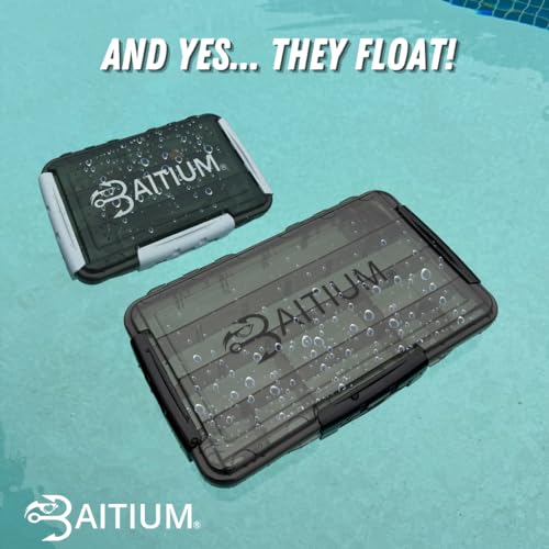 Baitium XTRAseal Waterproof Fishing Tackle Box Organizer, Tackle Boxes With Dividers, Tacklebox for Fishing, 3600 3700 Tackle Tray, Fishing Gear - size: 3600 (10.6" x 6.7" x 2")