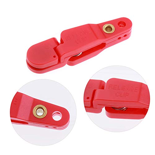 Heavy Tension Snap Release Clips for Weight Planer Board Kites Downrigger Trolling Fishing - size: 6Pcs