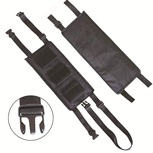 GREATFISHING 2 Pack Car Fishing Rod Holder Adjustable Fishing Pole Holder Belt Straps Fishing Rod Holder Vehicle Fishing Pole Rack Fishing Rod Rack Carrier for Car, SUVs and Vans(Black Rod holder) - color: Black Rod Holder
