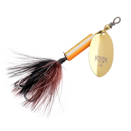 Strike King Bitsy Spinner Wire Bait - color: 563 - Rootbeer, size: 3/8 oz