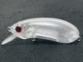 Blank Unpainted Minnow Crankbait Topwater Lipless Jerkbait Fishing Lures - color: UPC933P10