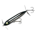 Heddon Zara Spook Topwater Fishing Lure - Legendary Walk-The-Dog Lure - color: Black Shiner, style: Wounded Zara Spook (3/4 Oz)