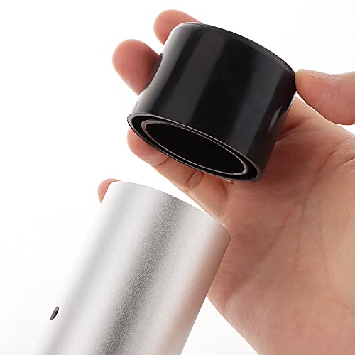 8 Pcs Black Rubber Fishing Rod Holder Tube Insert Protector, Fit 2" Tube(50mm to 51mm)