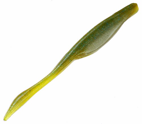 Strike King KVD Perfect Plastics Caffeine Shad Fishing Lure, Soft Plastic Jerkbait, Unique Air-Filled Bubble Tail, Heavy Salt, Coffee Scent