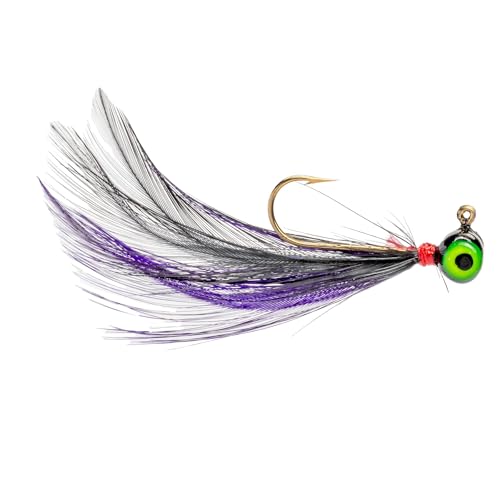 Strike King Mr. Crappie Shoo Shiner Jig - color: 626 - Raven, size: 1/16oz