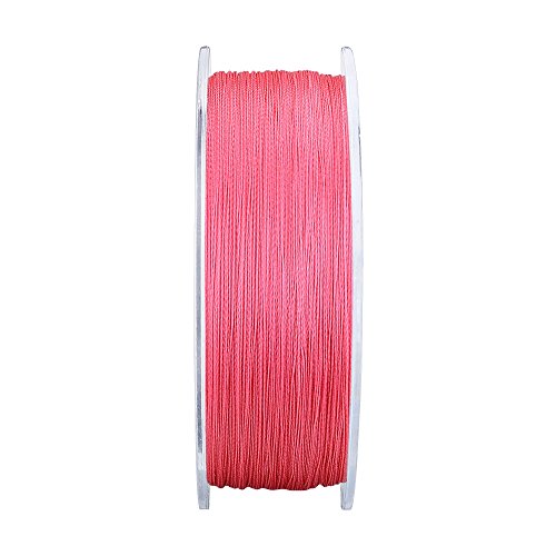 mpeter 9 Strands 8 Strands 4 Strands Armor Braided Fishing Line, 100/300/500/1000 Meters Abrasion Resistant Braided Lines, High Sensitivity and Zero Stretch, with Smaller Diameter