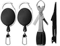 4 Pack Fishing Knot Tying Tool, Fast Line Clippers Tie Tippet Cutter Nipper Quick Nail with Retractor Zinger
