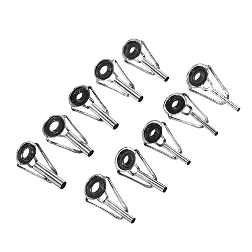 PATIKIL Dia Fishing Rod Tips Repair Kit, Iron Ring Guide for Saltwater Freshwater Fishing