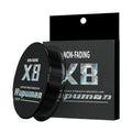 Braided Fishing Line 8 Strands (Non-Fading) Super 100% PE(LBS:6/8/10/15/20/30/40/50/60/70/80/90/100/130/150/200)(150M 300M 500M 1000M) Ocean, Lake,Parks, River Fishing - color: Black, size: 10LB 1000M 1093Yards