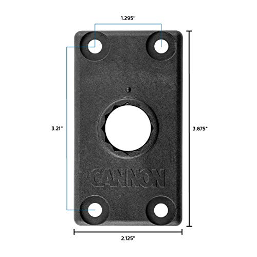 Cannon Flush Mount Rod Holder with Cover