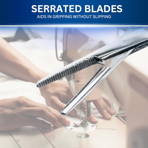 ADROIT (2 Pack) 3.5" Straight Tip Stainless Steel Hemostat | Great for Sewing, Crafting, Jewelry Making and Other Uses! - size: 3.5", style: Straight