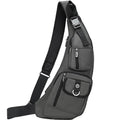 NICGID Sling Bag Chest Shoulder Backpack Crossbody Bags Casual Daypack for Men Women (Grey-014) - color: Grey-014