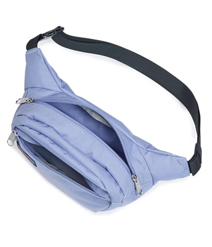 JanSport Fifth Avenue Fanny Pack Crossbody Bags for Women, Men - Stylish, Durable Waist Bag with Adjustable Belt, Main Zippered Pocket, Quick Stash Pocket - Travel Essentials - Black - color: Lavender Ash