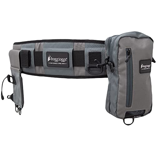 FROGG TOGGS Pursuit Fishing Wading Belt for Quick Tackle Access, Solid Elements, OS - color: Solid Elements