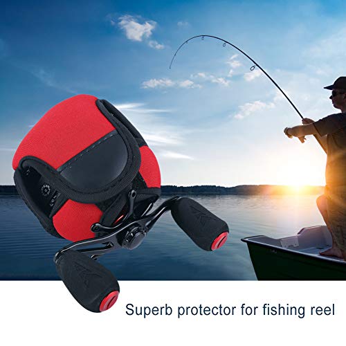 Waterproof Breathable Reels Cover Case, High Elasticity Fish Wheel Protector, for Fishing Reels It Can Be Used Alone Or Assembled Together with The Reel
