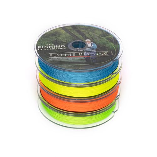 Raprance 20lb/30lb Braided Polyester Fly Fishing Dacron Fly Line for Trout, Bass, Salmon, Saltwater, Pike