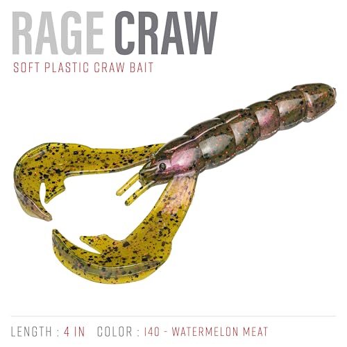 Strike King Rage Tail Craw - color: Watermelon Meat, size: 0.145 inch