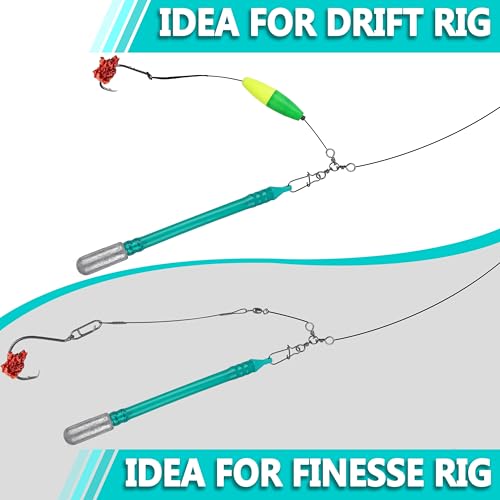 Dragging Weights for Catfishing Trolling, Drifting Dragging Sinkers No Snag Sinker for Bottom Bouncing Catfish Fishing Slip Stick Catfish Dragging Weights - size: 4oz-5pcs