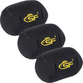 SF Neoprene Conventional Reel Covers Round Reel Case Protective Cover Shield Pouch, XXS/XS/S/M/L/XL/XXL Size, Black - color: Black-3Pcs-XXS