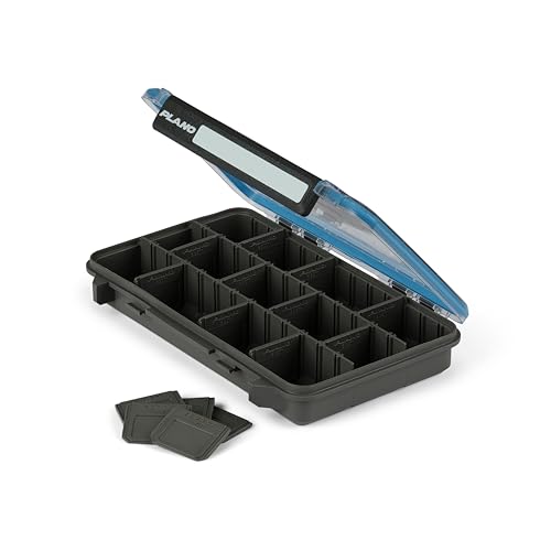 Plano StowAway 3600 Waterproof Stow Tackle Box, IPX7 Waterproof Rating, with Rustricor, Single Latch Design, Transparent DuraView Lid, Stackable Storage for Fishing Bait, Lures and Gear - size: 3600, style: Regular - New Model