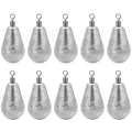 Long Casting Swivel Bell Sinkers Fishing Weights Drop Shot Weights with Swivels Fishing Lead Sinker 1/2oz 3/4oz 1oz 2oz 3oz - size: 1/2oz-10pcs