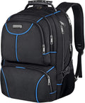 VECKUSON Lunch Bag Backpack, Insulated Cooler Lunch Box Backpack, Extra Large Travel Laptop Backpack TSA Friendly RFID Computer College bag for Women Men,Blue - color: Blue-rfid